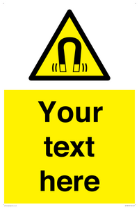 Custom Magnetic Field Sign